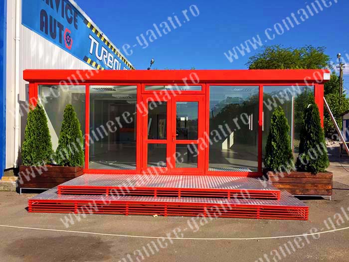 container magazin prezentare Mehedinti